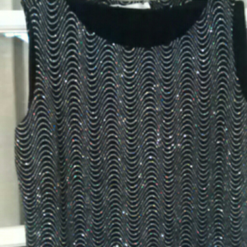 Sparkling cropped pants set - Picture 2 of 7